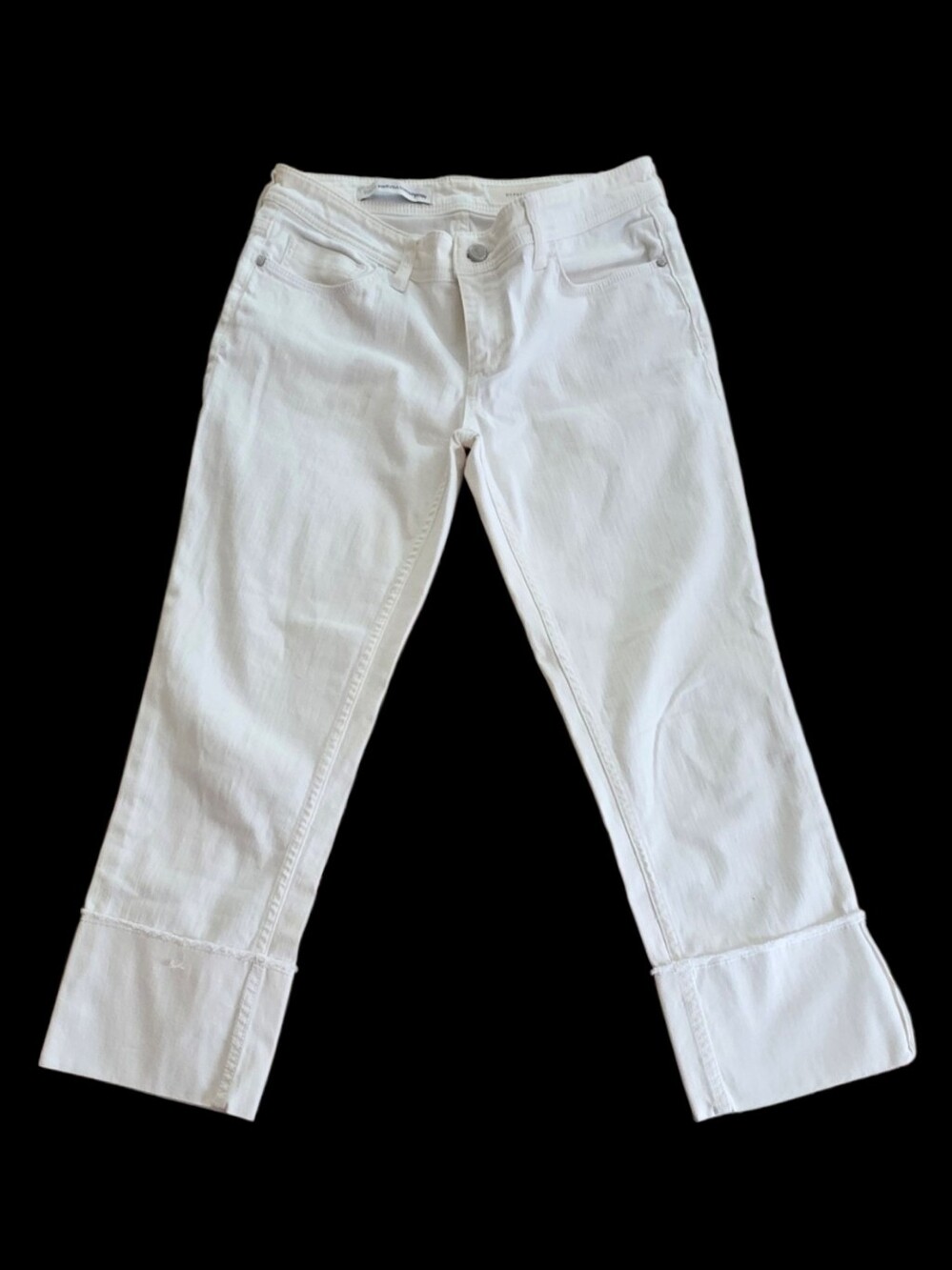 ANTHROPOLGIE | Pilcro Hyphen White Jeans, Sz. 27